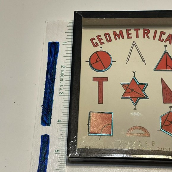 Vtg Geometrical Puzzle B Shackman Child Adult - Picture 6 of 7